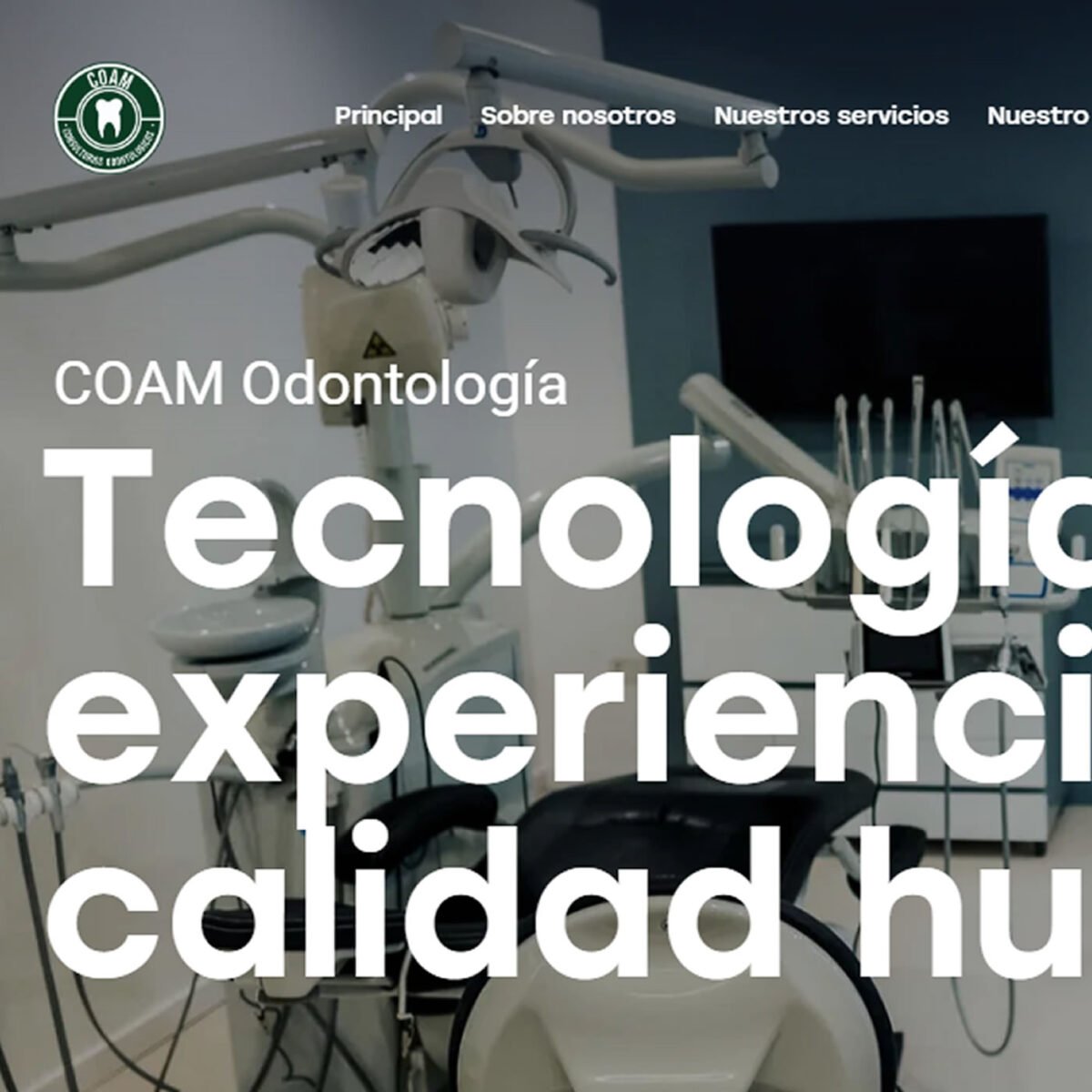 Sitio Web COAM Odontología